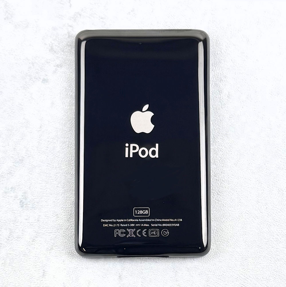 Black 128GB Thin Backplate for iPod 5th/5.5th Generation - Image 1