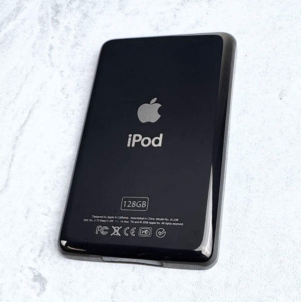 Black 128GB Thin Backplate for iPod 5th/5.5th Generation