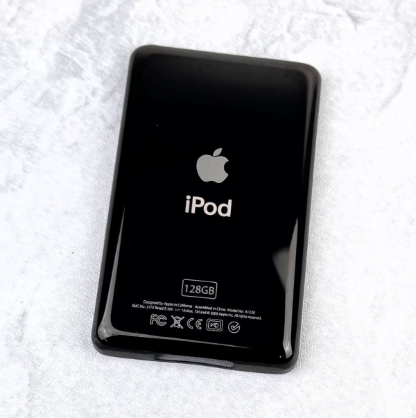 Black 128GB Thin Backplate for iPod 5th/5.5th Generation
