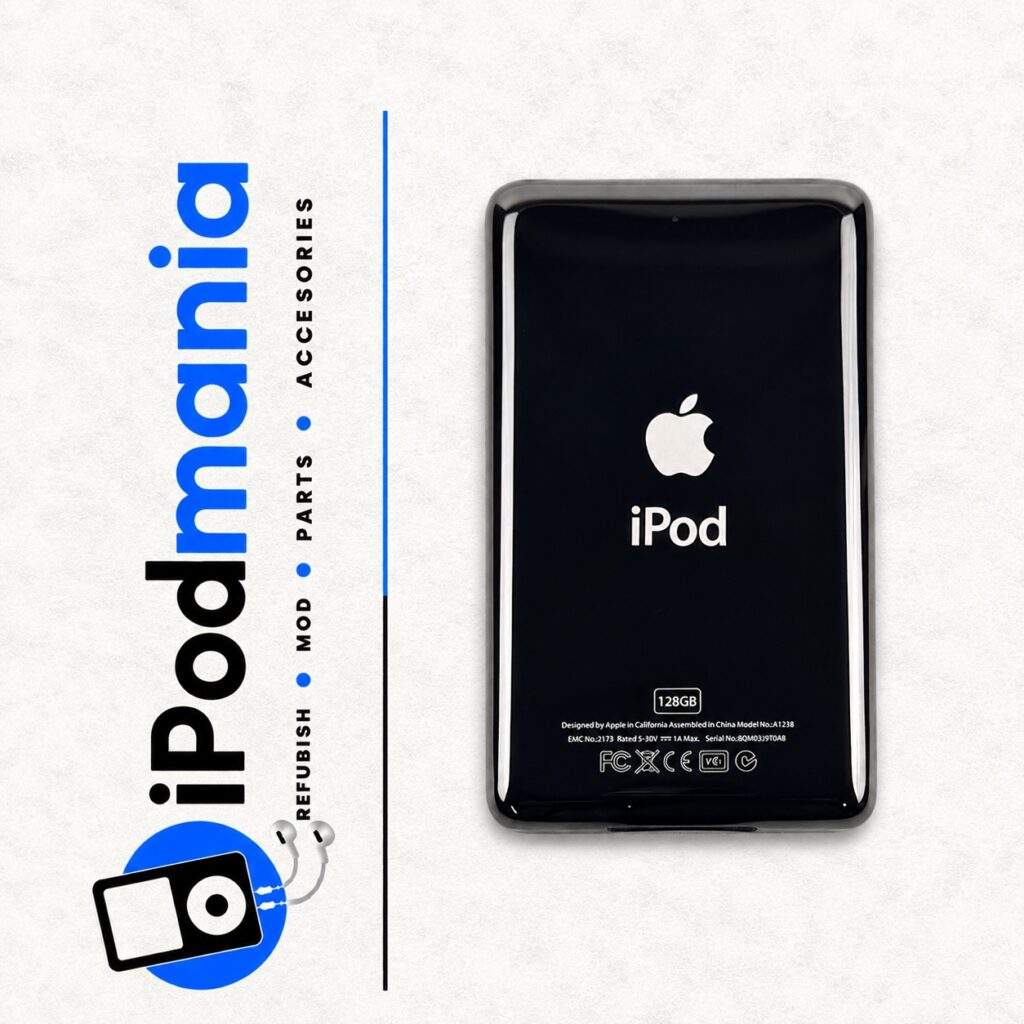 Black 128GB Thin Backplate for iPod 5th/5.5th Generation