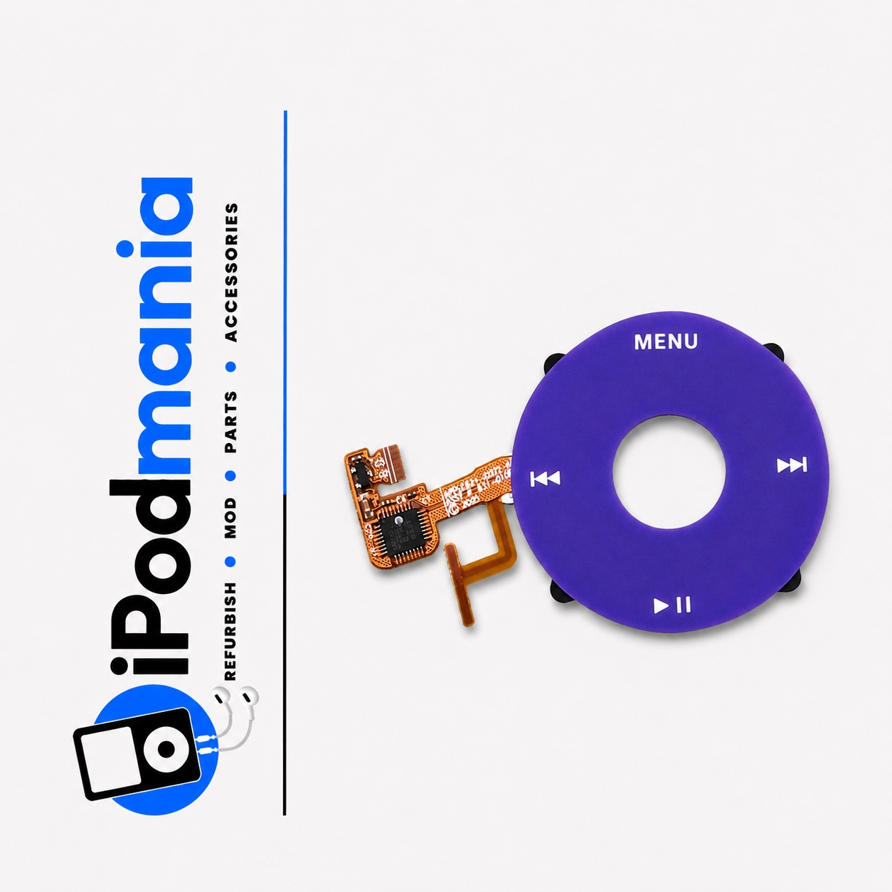 Purple Click Wheel for iPod 5th/5.5th Generation - Image 1