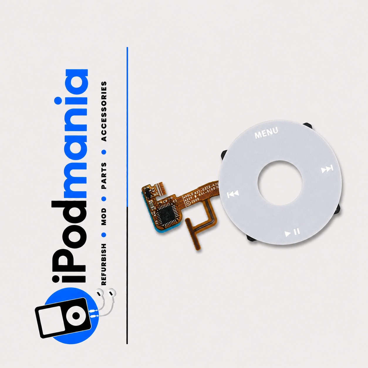 White Click Wheel for iPod 5th/5.5th Generation - Image 1