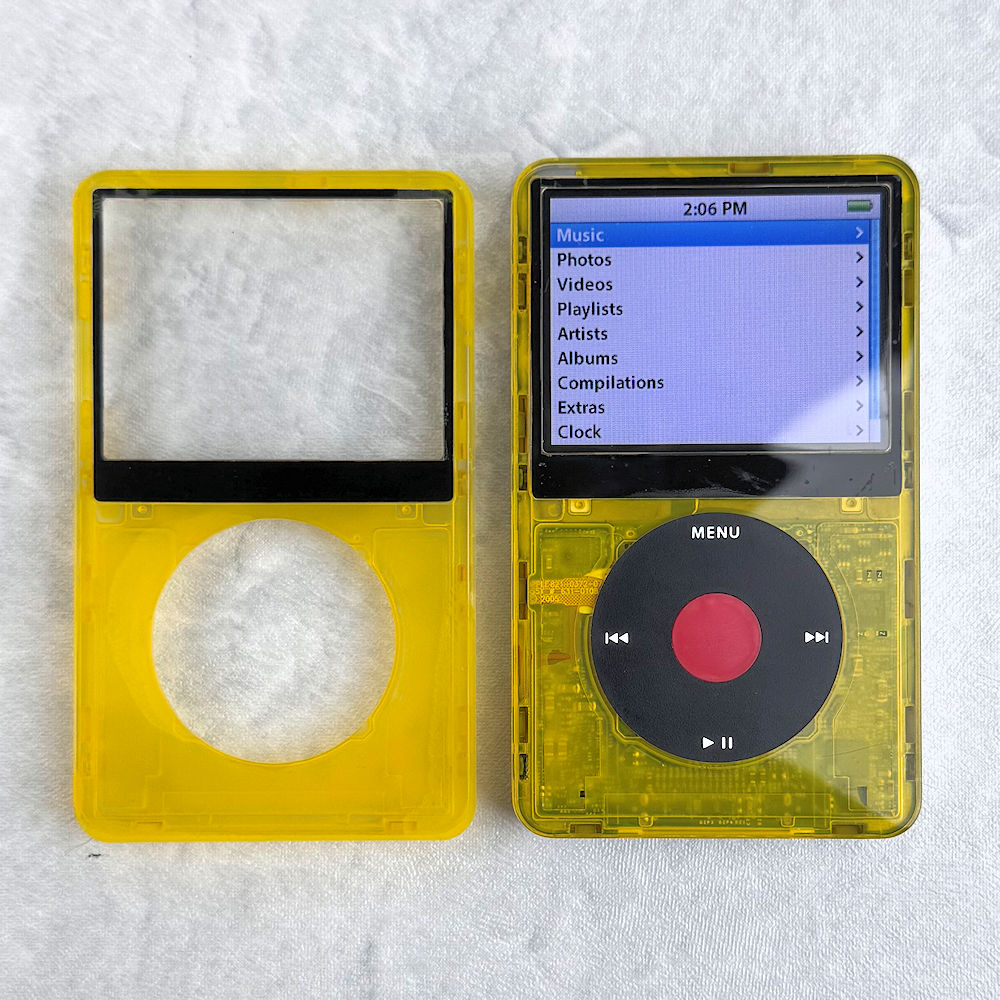Transparent Yellow Faceplate for iPod 5th/5.5th Generation - Image 4
