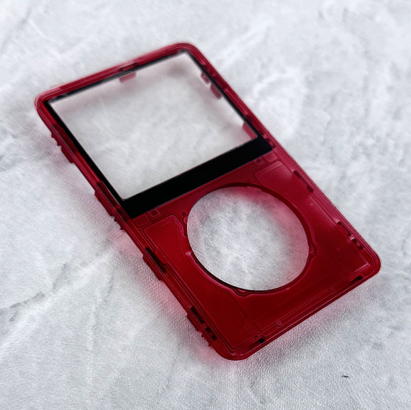 Transparent Red Faceplate for iPod 5th/5.5th Generation
