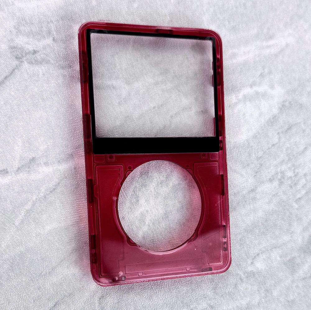 Transparent Red Faceplate for iPod 5th/5.5th Generation - Image 2