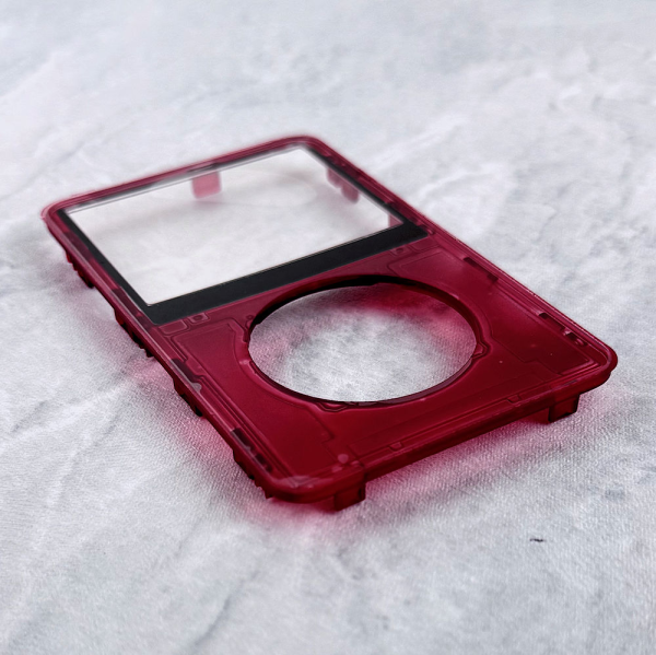 Transparent Red Faceplate for iPod 5th/5.5th Generation