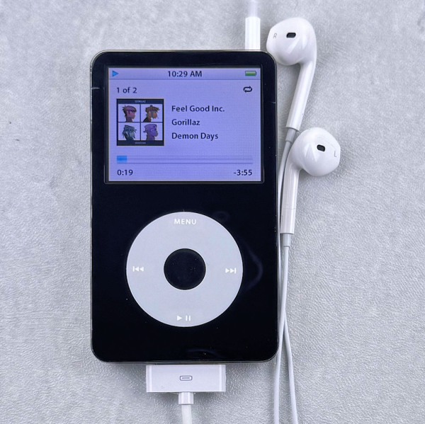 Black Faceplate for iPod 5th/5.5th Generation