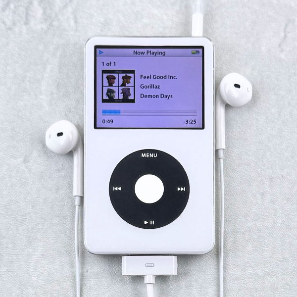 White Faceplate for iPod 5th/5.5th Generation