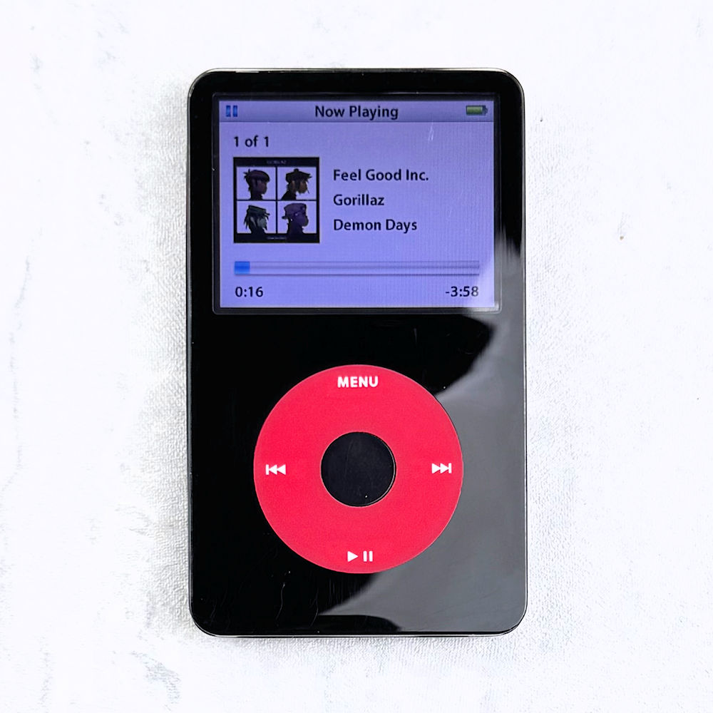 iPod 5th Generation 128GB, 2000mAh, U2 Special Edition - Image 1