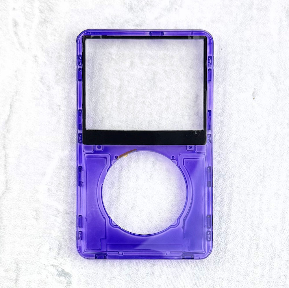Transparent Purple Faceplate for iPod 5th/5.5th Generation - Image 1