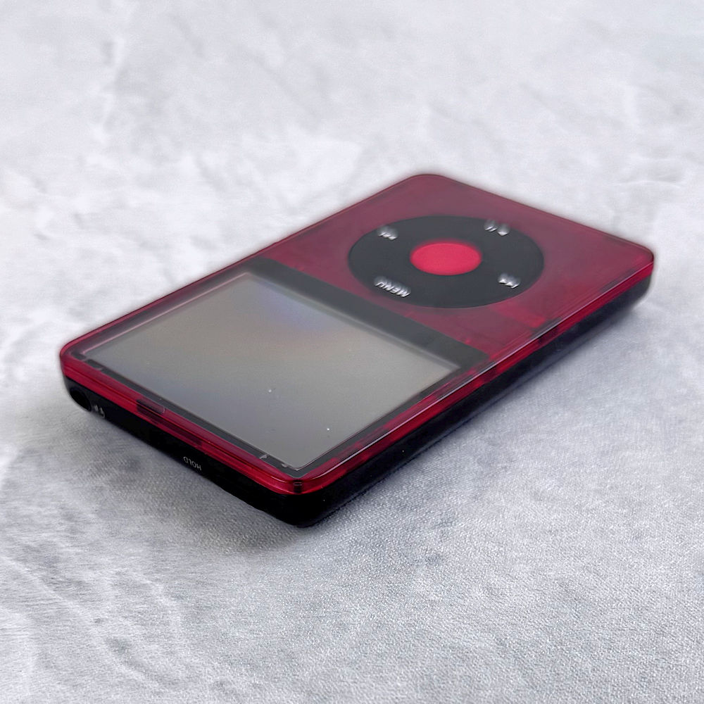 iPod 5th Generation 128GB, 2000mAh, Transparent Red Faceplate, U2 Special Edition Backplate - Image 4
