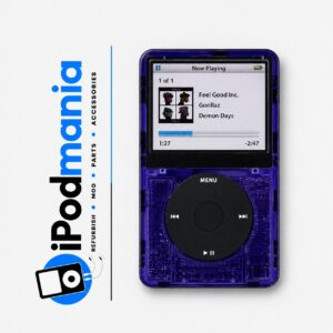 iPod 5th Generation 128GB, 2000mAh, Transparent Purple Faceplate - Image 1