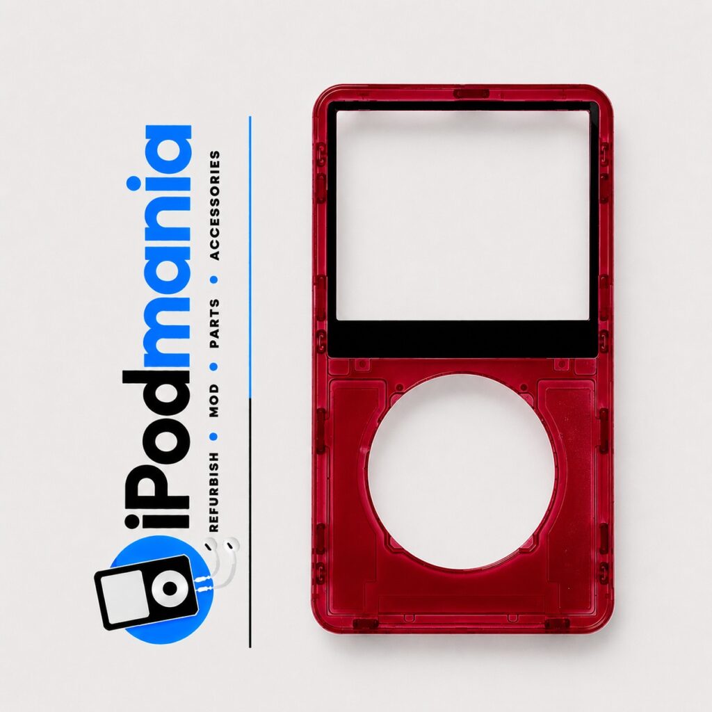Transparent Red Faceplate for iPod 5th/5.5th Generation
