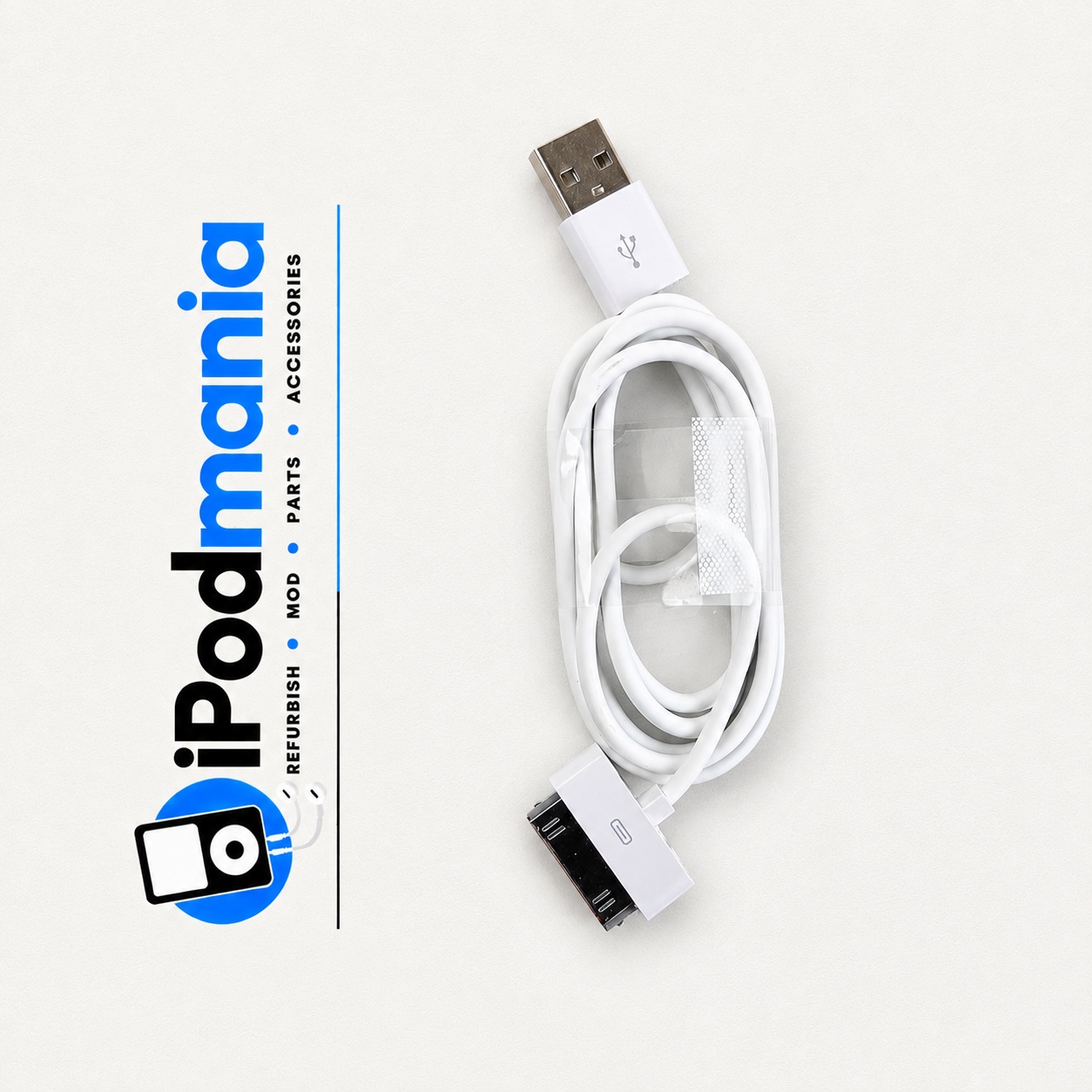 30-Pin to USB Data Sync, Charging Cable for iPod 5th/5.5th Generation - Image 1