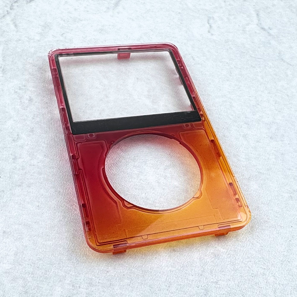 Transparent Red-Orange Faceplate for iPod 5th/5.5th Generation - Image 2