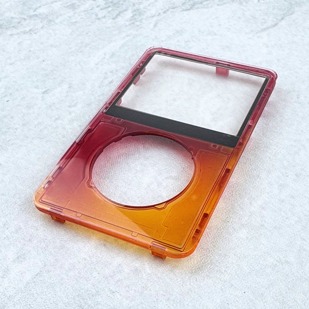 Transparent Red-Orange Faceplate for iPod 5th/5.5th Generation - Image 4