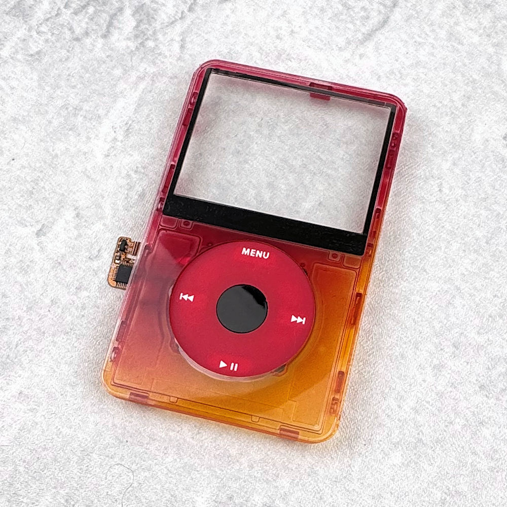 Transparent Red-Orange Faceplate Set for iPod 5th/5.5th Generation - Image 4