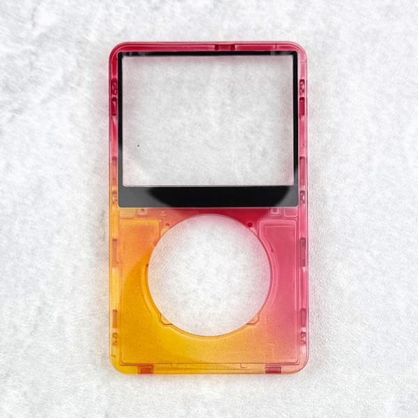Transparent Yellow-Red Faceplate for iPod 5th/5.5th Generation