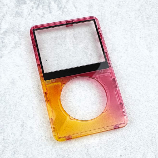 Transparent Yellow-Red Faceplate for iPod 5th/5.5th Generation