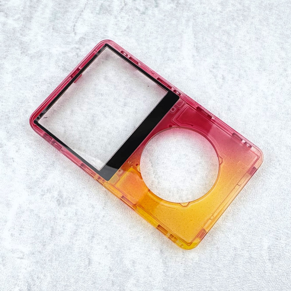 Transparent Yellow-Red Faceplate for iPod 5th/5.5th Generation