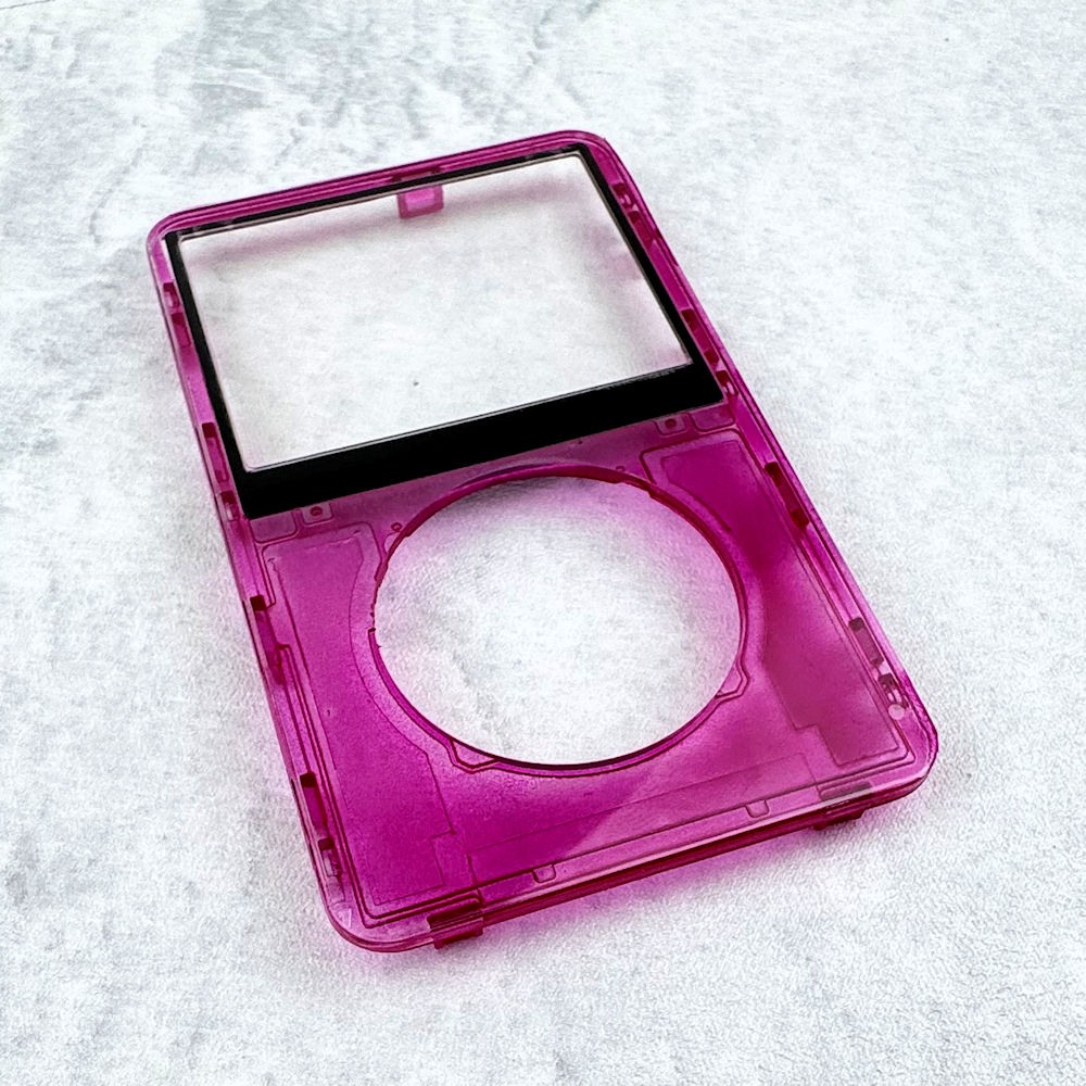 Transparent Pink Faceplate for iPod 5th/5.5th Generation - Image 2