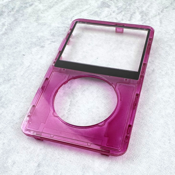 Transparent Pink Faceplate for iPod 5th/5.5th Generation