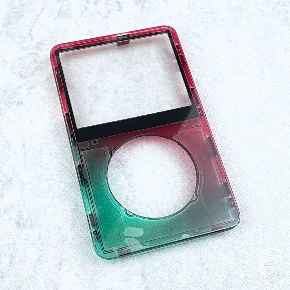 Transparent Green-Red Faceplate for iPod 5th/5.5th Generation - Image 3