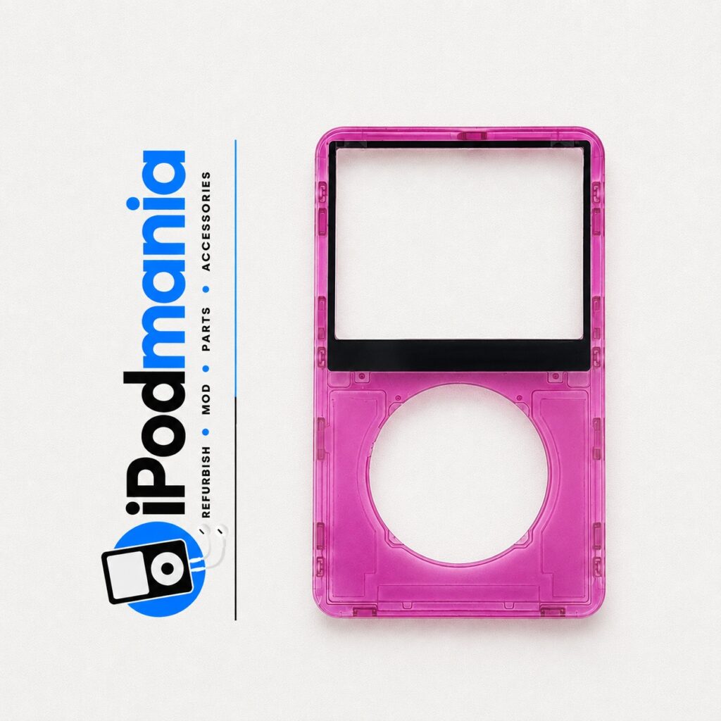 Transparent Pink Faceplate for iPod 5th/5.5th Generation