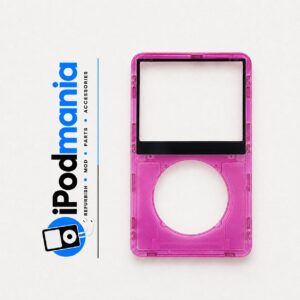 Transparent Pink Faceplate for iPod 5th/5.5th Generation - Image 1