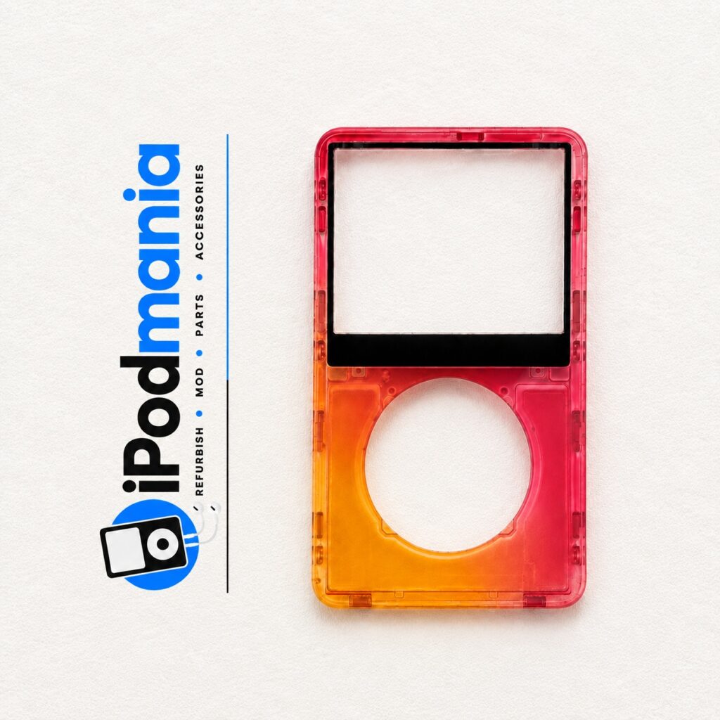 Transparent Yellow-Red Faceplate for iPod 5th/5.5th Generation