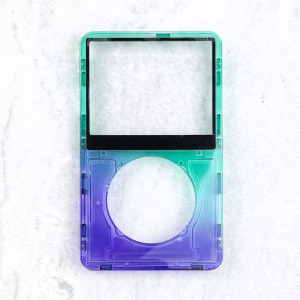 Transparent Purple-Green Faceplate for iPod 5th/5.5th Generation