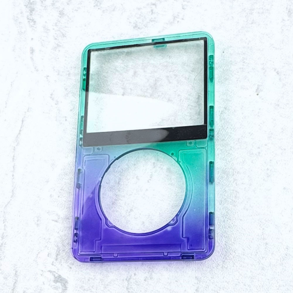 Transparent Purple-Green Faceplate for iPod 5th/5.5th Generation