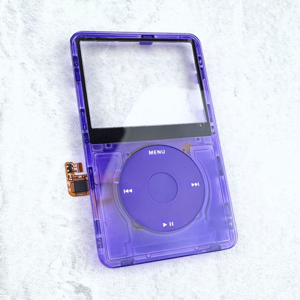 Transparent Purple Faceplate Set for iPod 5th/5.5th Generation