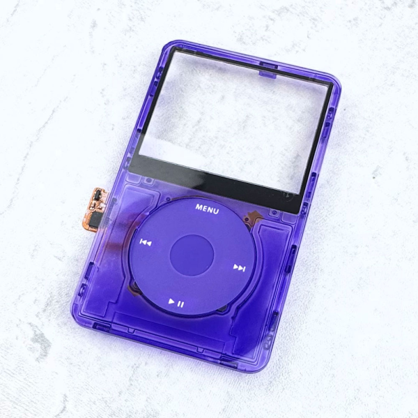 Transparent Purple Faceplate Set for iPod 5th/5.5th Generation