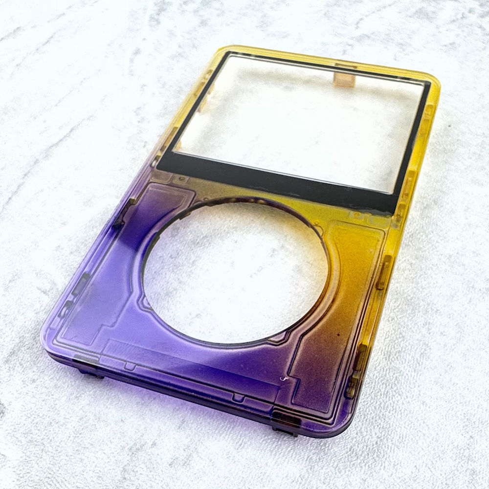 Transparent Purple-Yellow Faceplate for iPod 5th/5.5th Generation - Image 5