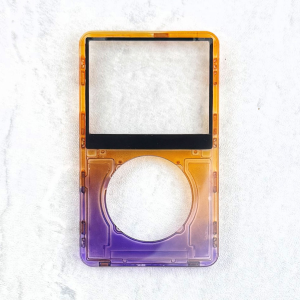 Transparent Purple-Orange Faceplate for iPod 5th/5.5th Generation