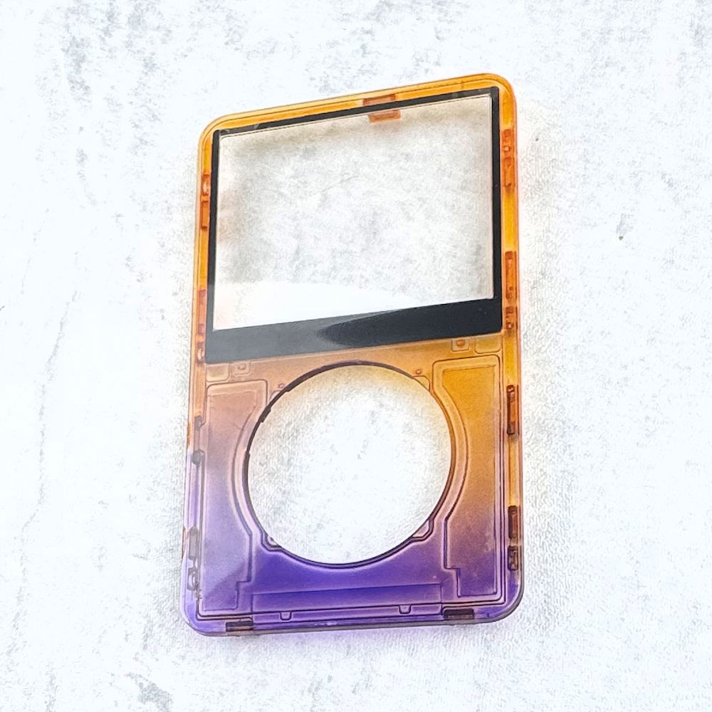 Transparent Purple-Orange Faceplate for iPod 5th/5.5th Generation - Image 2
