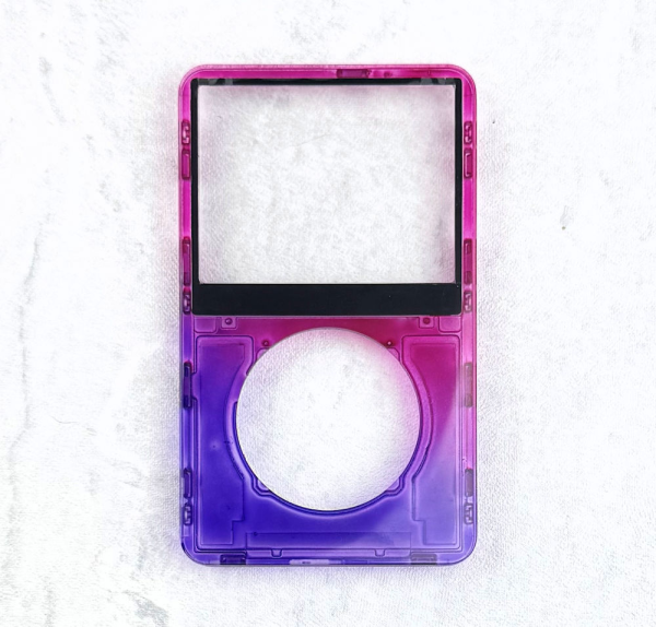 Transparent Purple-Pink Faceplate for iPod 5th/5.5th Generation