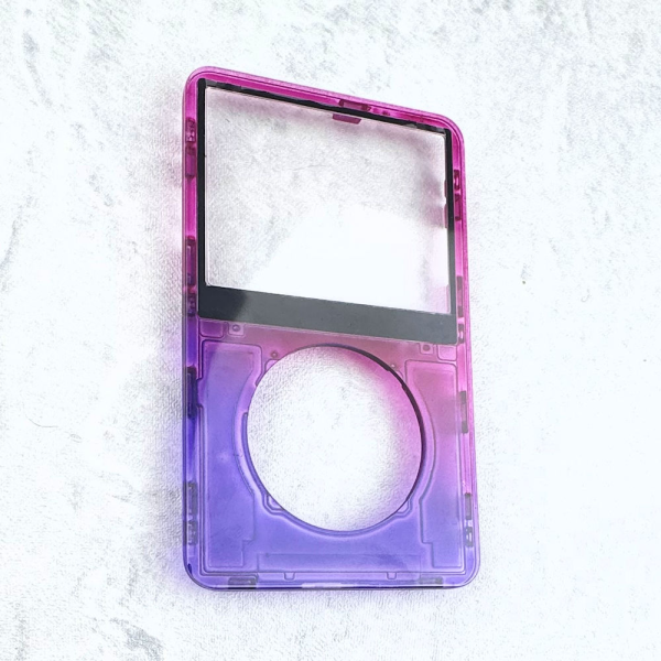 Transparent Purple-Pink Faceplate for iPod 5th/5.5th Generation