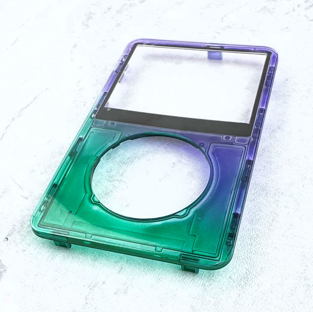 Transparent Green-Purple Faceplate for iPod 5th/5.5th Generation - Image 4