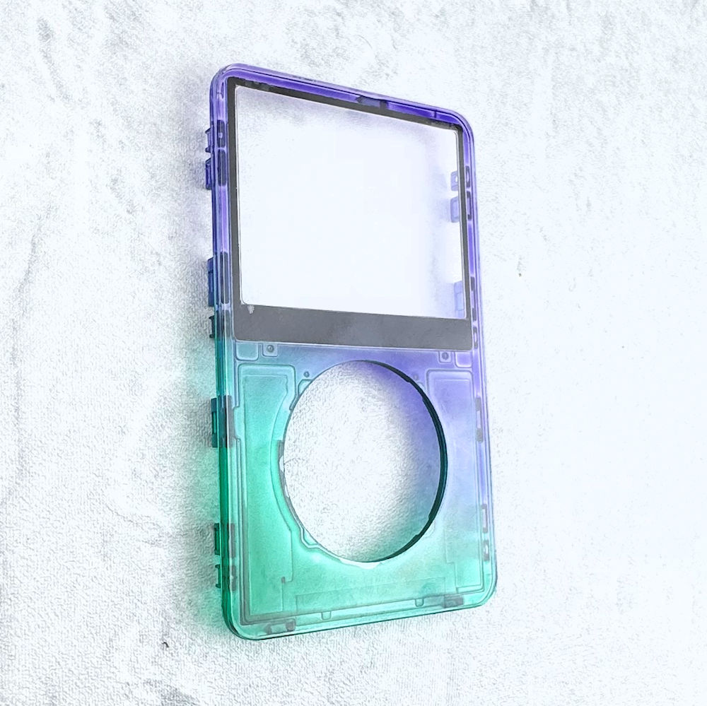Transparent Green-Purple Faceplate for iPod 5th/5.5th Generation - Image 3