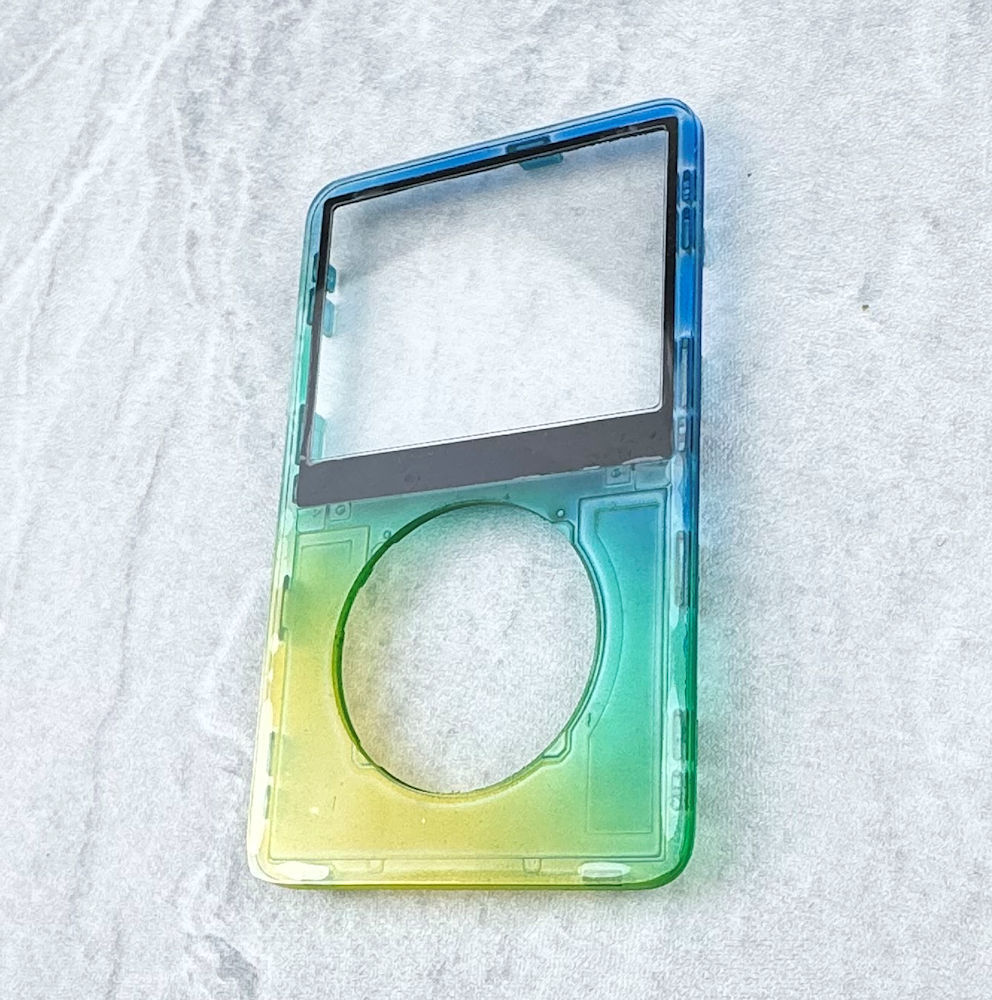 Transparent Yellow-Green-Blue Faceplate for iPod 5th/5.5th Generation - Image 4