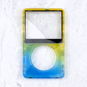 Transparent Blue-Yellow Faceplate for iPod 5th/5.5th Generation