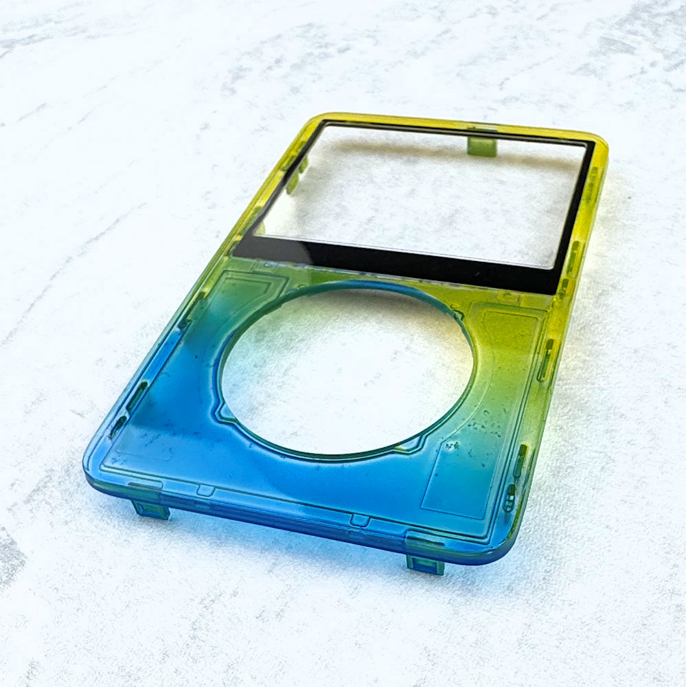 Transparent Blue-Yellow Faceplate for iPod 5th/5.5th Generation - Image 3