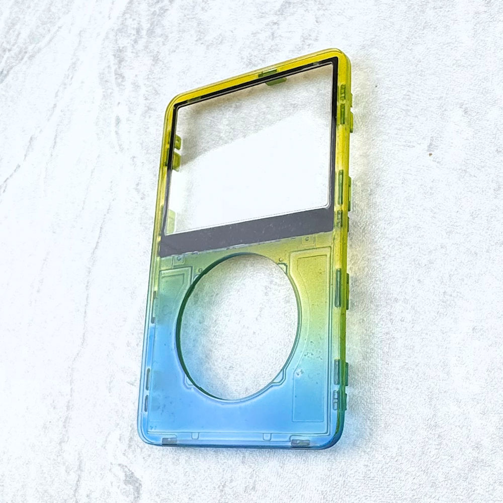 Transparent Blue-Yellow Faceplate for iPod 5th/5.5th Generation - Image 4