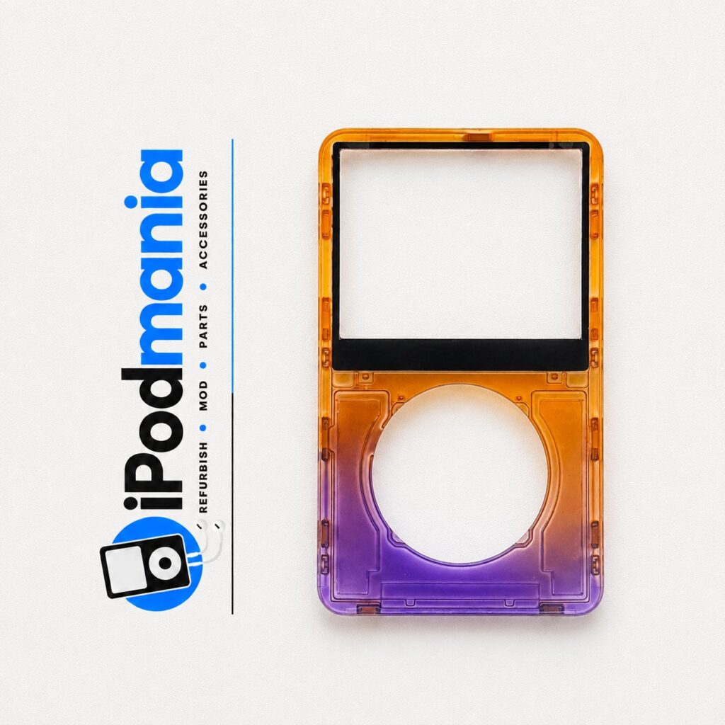 Transparent Purple-Orange Faceplate for iPod 5th/5.5th Generation