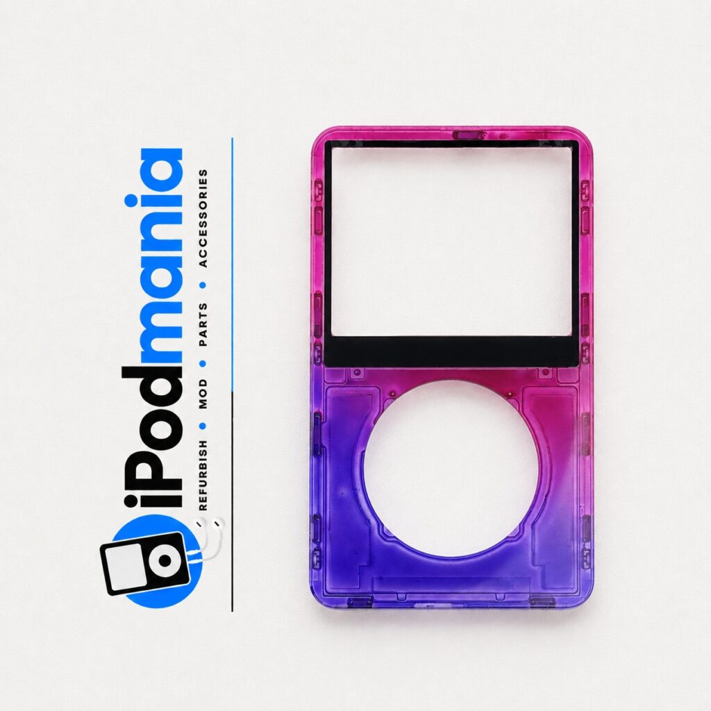 Transparent Purple-Pink Faceplate for iPod 5th/5.5th Generation