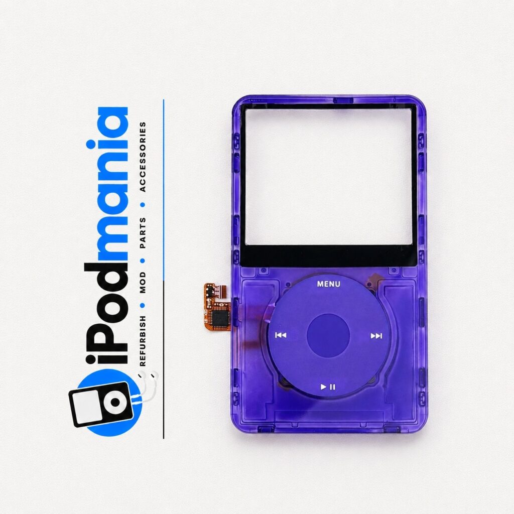 Transparent Purple Faceplate Set for iPod 5th/5.5th Generation