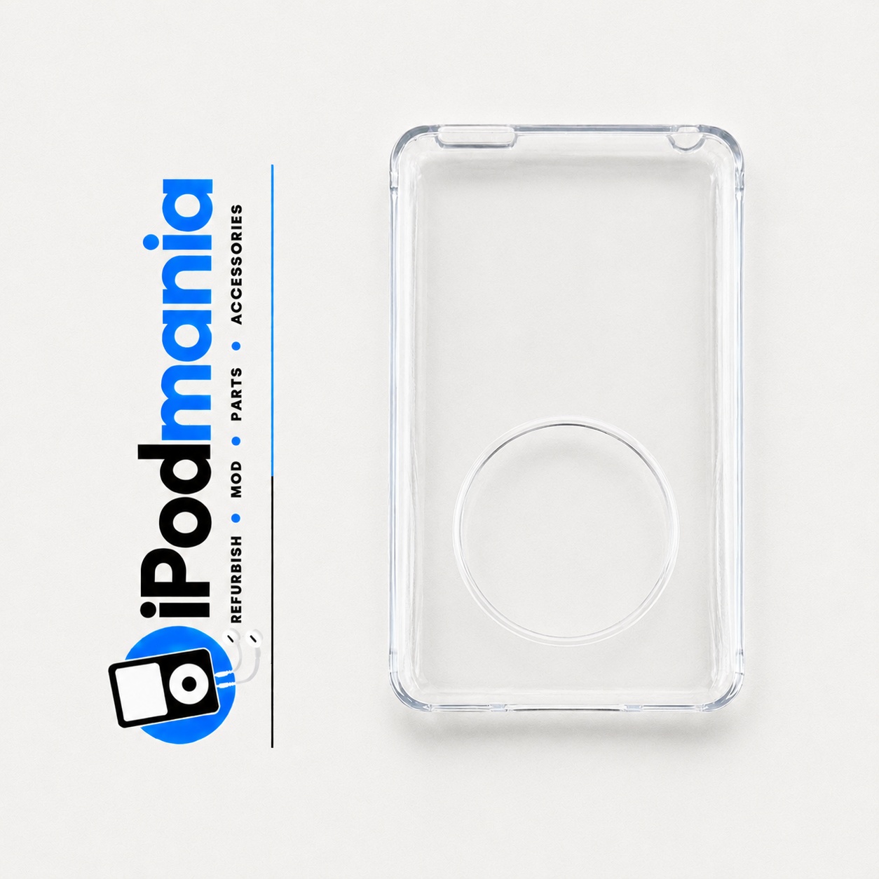 Transparent Snap-On Plastic Case for iPod 5th/5.5th Generation - Thin Version - Image 1